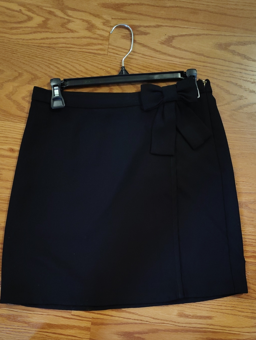 Draper James Black Bow-Accent Mini Skirt - Women Size 2